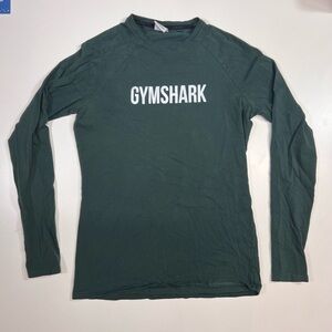 ⚠️SOLD⚠️Gymshark Apollo Long Sleeve Shirt Dark Green Men’s Size Small